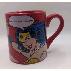 I Am Wonder Woman DC Comics Ceramic Coffee Beverage Mug Cup
